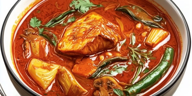 Kottayam-Style Fish Curry (Meen Mulakittathu / Meen Vevichathu)