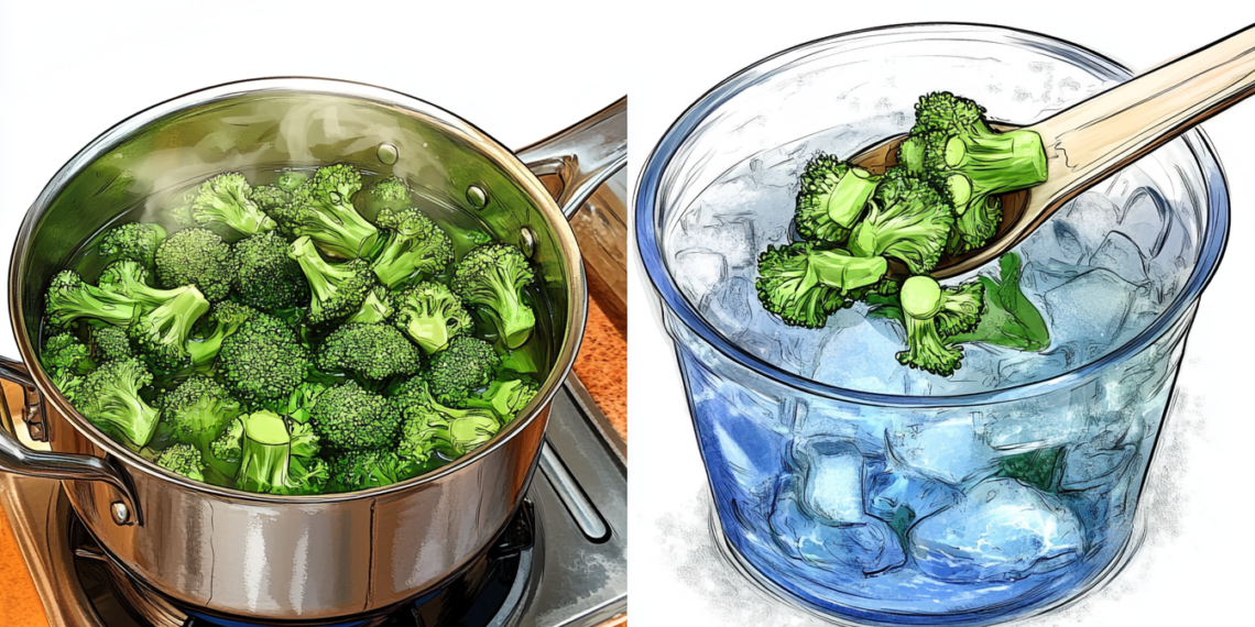 Blanching and Shocking: The Hot-and-Cold Technique