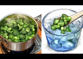 Blanching and Shocking: The Hot-and-Cold Technique