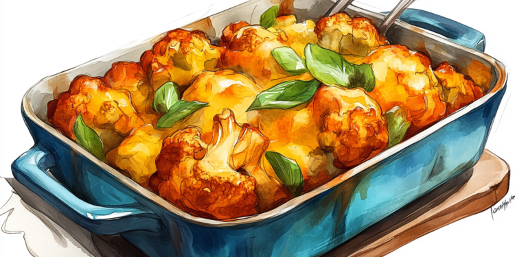 Roast Cauliflower Thermidor: A French Classic, Reimagined