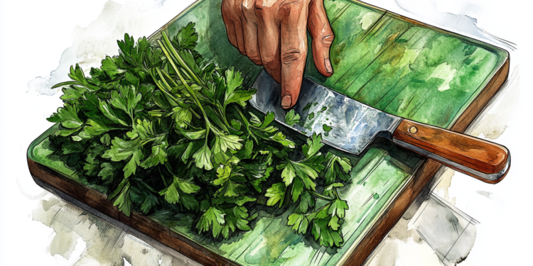 Chopping Herbs (Without the Mess!)