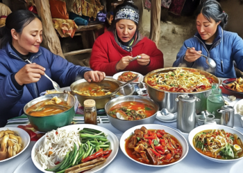 Thenthuk: Tibetan Hand-Pulled Noodle Soup