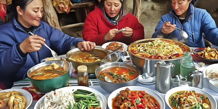 Thenthuk: Tibetan Hand-Pulled Noodle Soup