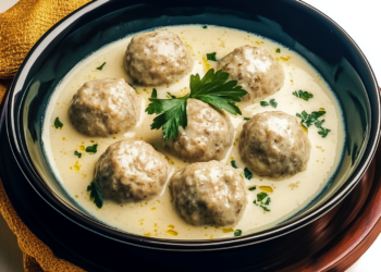 Gushtaba: Meatballs in Yoghurt Gravy