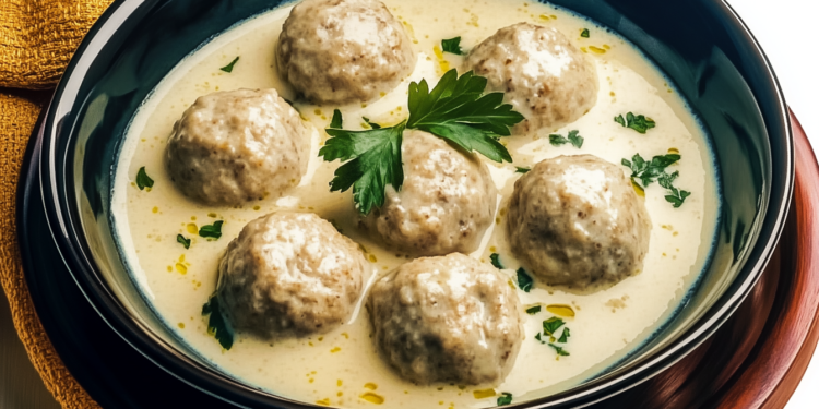 Gushtaba: Meatballs in Yoghurt Gravy