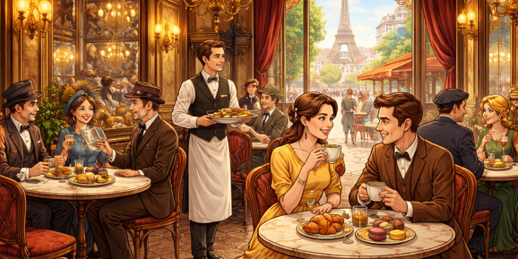 19th-Century Parisian Cafés and Intellectual Eating