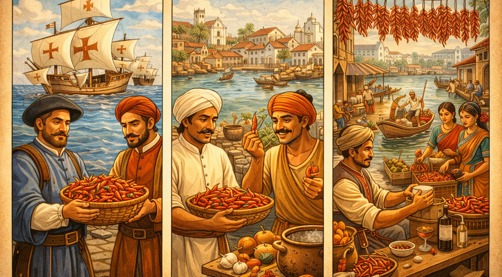 The Portuguese Introduction of Chillies to Goa