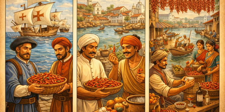The Portuguese Introduction of Chillies to Goa