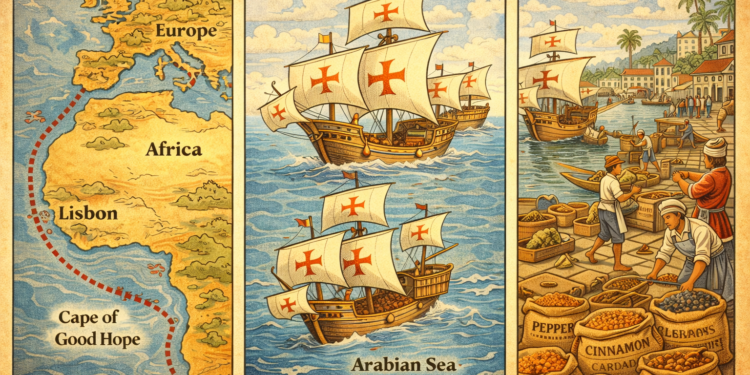 Spice Routes from Malabar to Europe