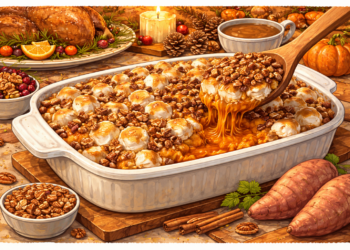 A Sweet Potato Casserole for Crowded Tables