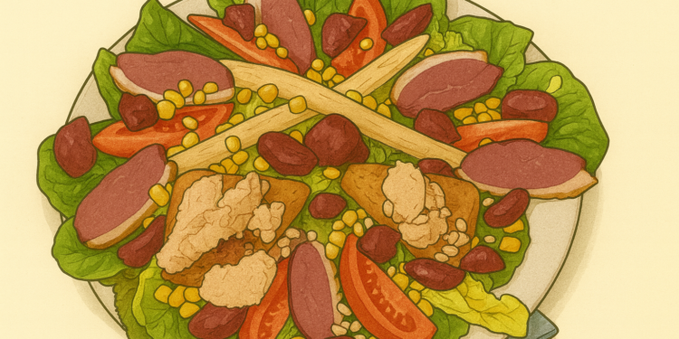 Salade Landaise: Warm Elements and French South-West Abundance