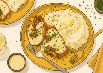 Stuffing Turkey Breast for Thanksgiving