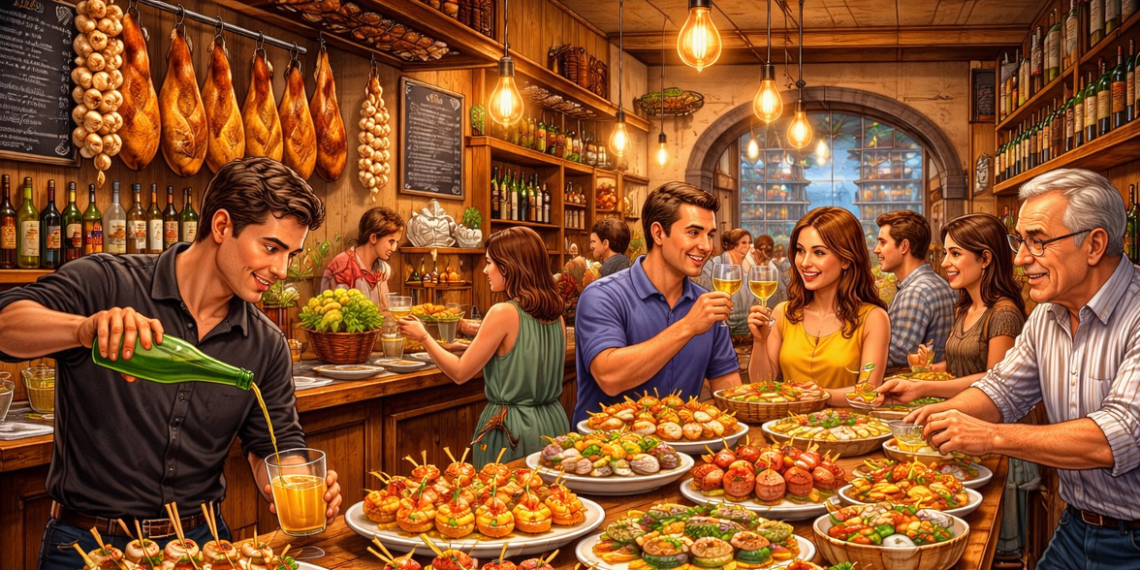 Basque Pintxos Culture: Eating, Talking, and Moving