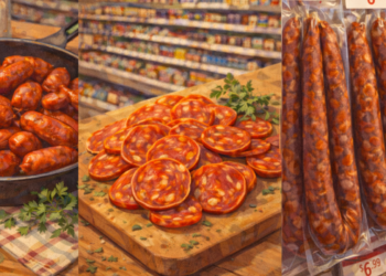 Spanish cured chorizo