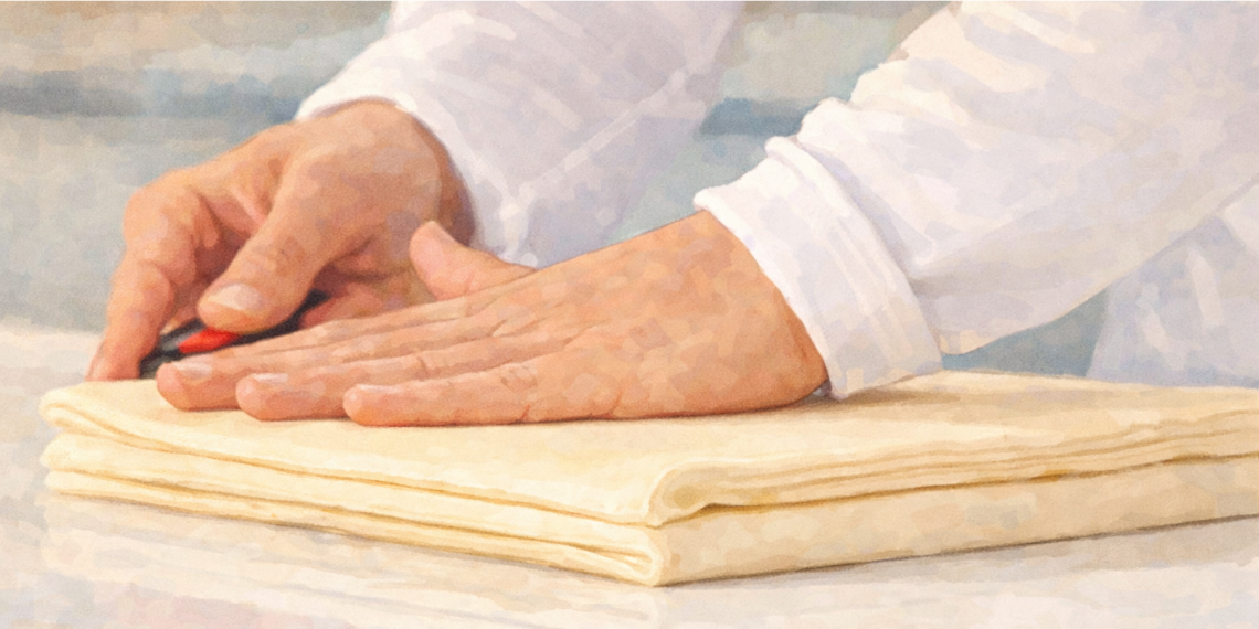 Croissant lamination