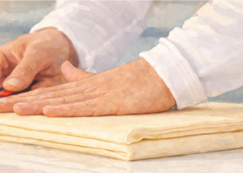 Croissant lamination