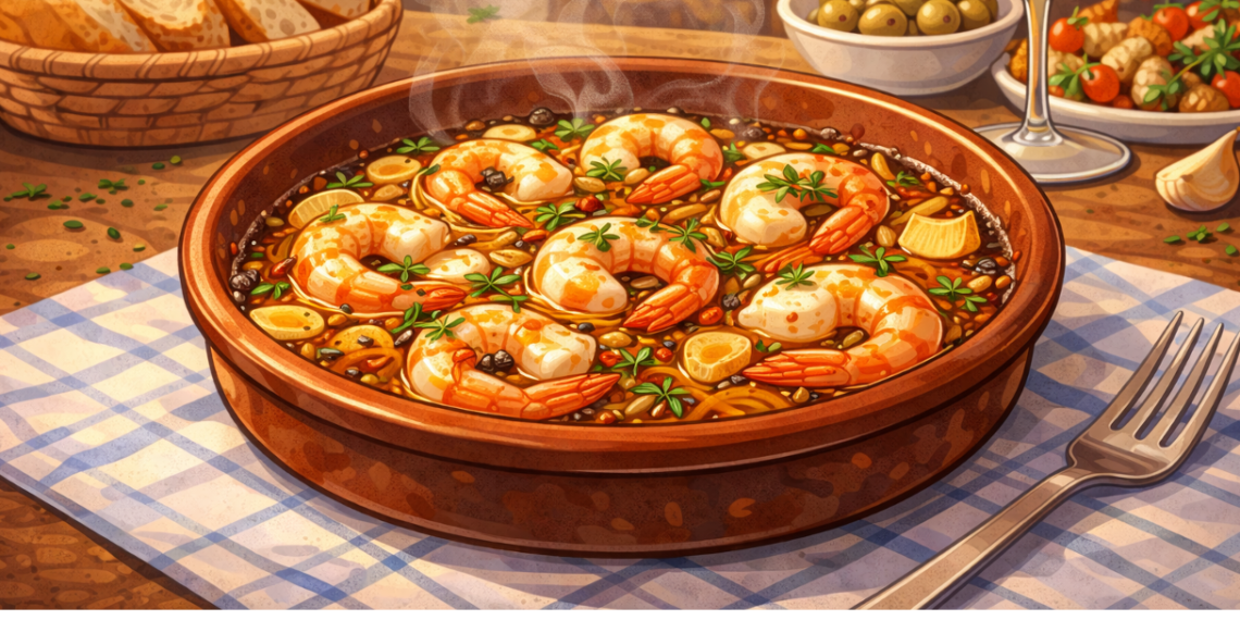 Gambas al Ajillo: Simplicity, Heat, and Timing