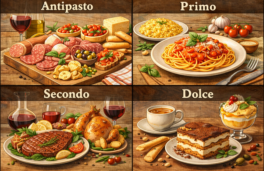 How Italian Meals Are Structured