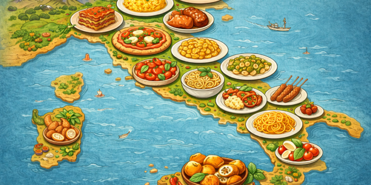 Regions of Italy in Food