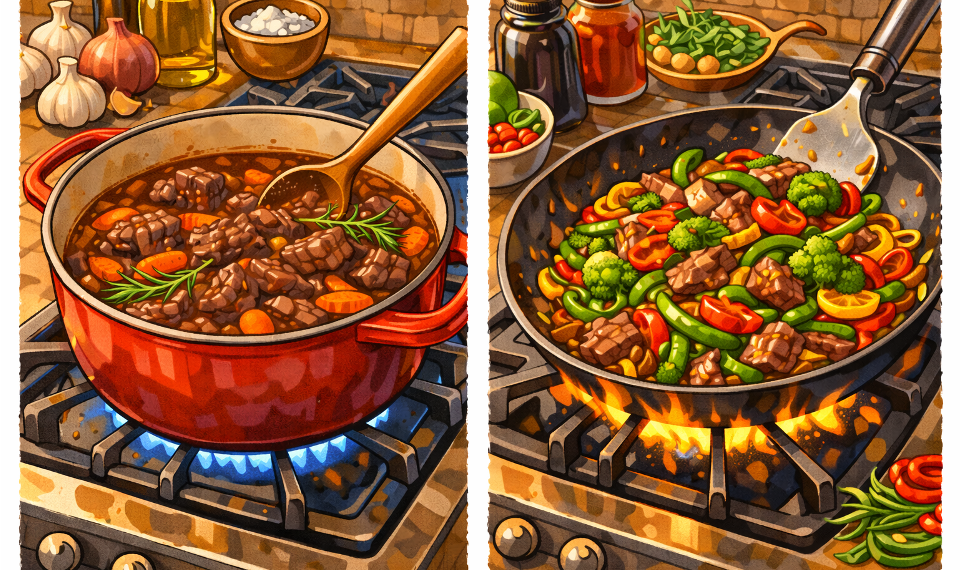 How Heat Shapes Flavour: Slow Cooking vs Fast Cooking