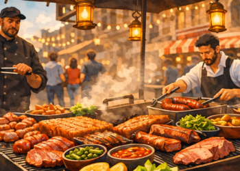 Fire, smoke, and grilling in Spain