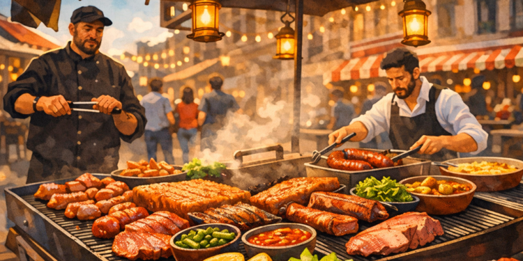 Fire, smoke, and grilling in Spain