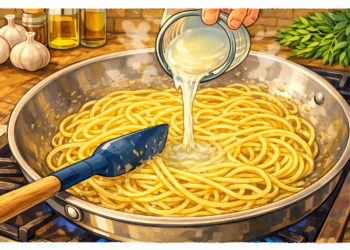 Pasta Water as a Cooking Tool