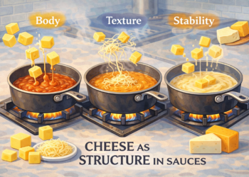 Cheese as Structure in Sauces