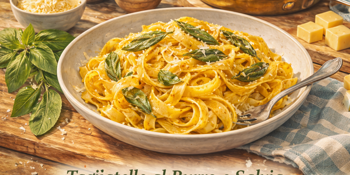 Tagliatelle al Burro e Salvia