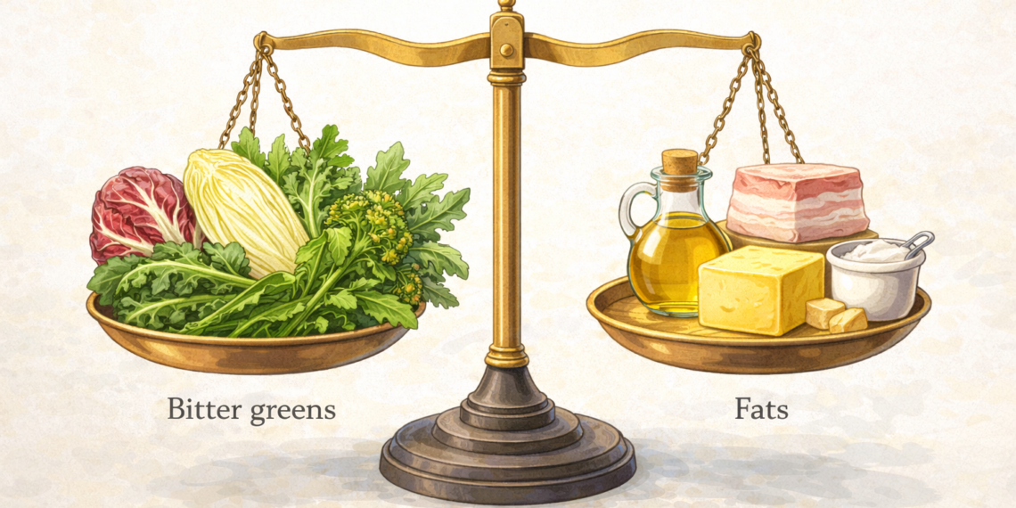 Why Bitterness Balances Fat