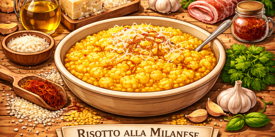 Risotto alla Milanese — Gold on a Plate
