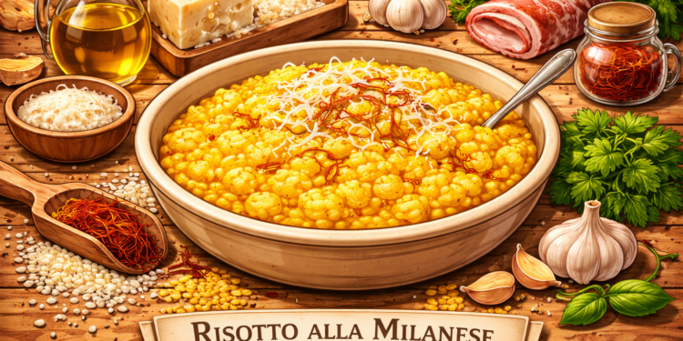 Risotto alla Milanese — Gold on a Plate