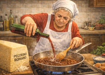 Deglazing in Italian Kitchens