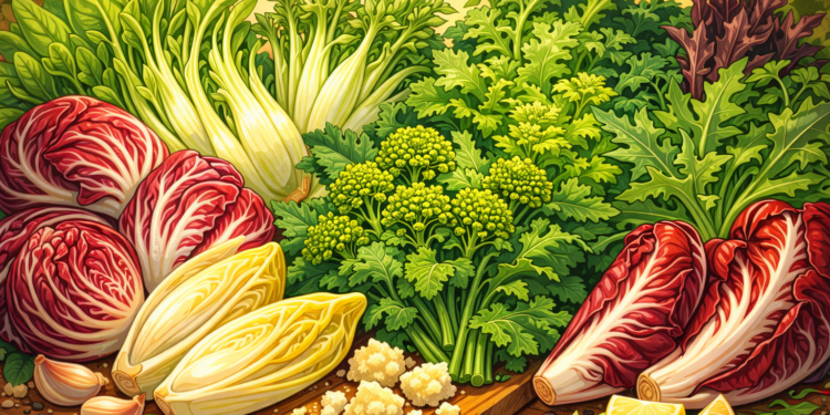 Bitterness in Mediterranean Cooking: Radicchio, Chicory, and Rapini