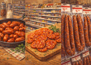 Spanish cured chorizo