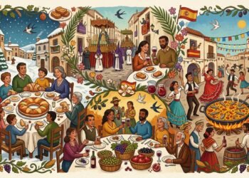 A Year of Spanish Fiestas and Their Foods