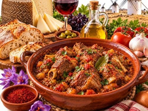 La Mancha: Cheese, Saffron, and Stews – The Culinary Heartland of Central Spain